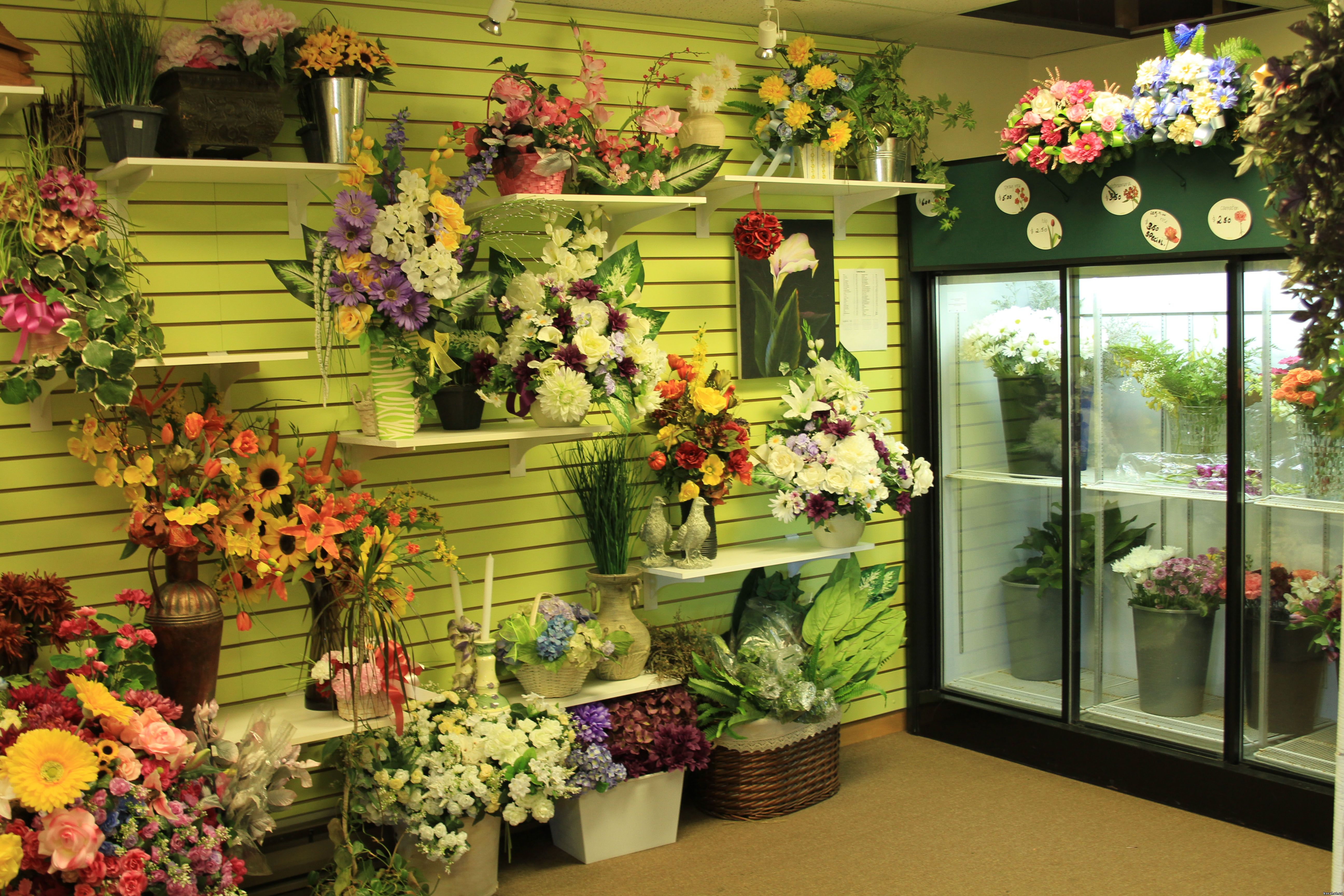 оформление цветочного магазина
